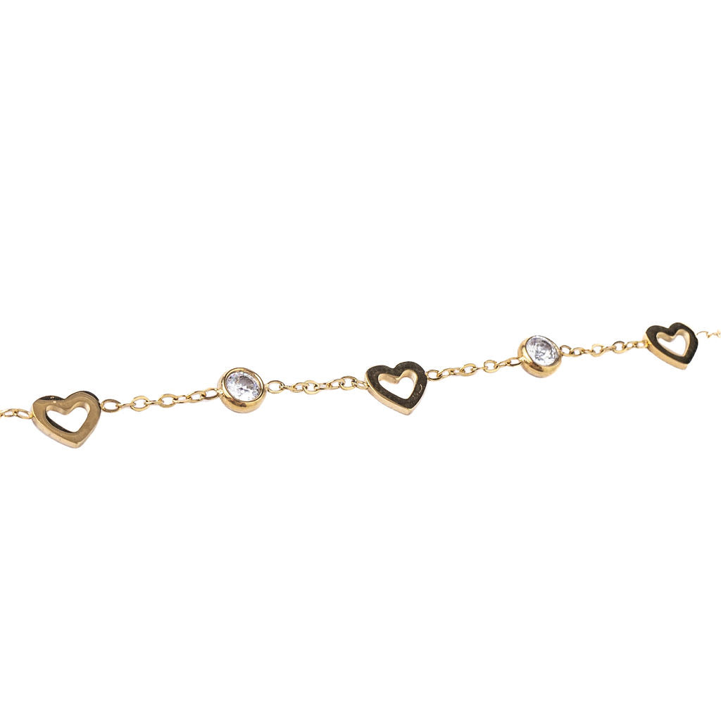 HEART N DOT TRIO BRACELET