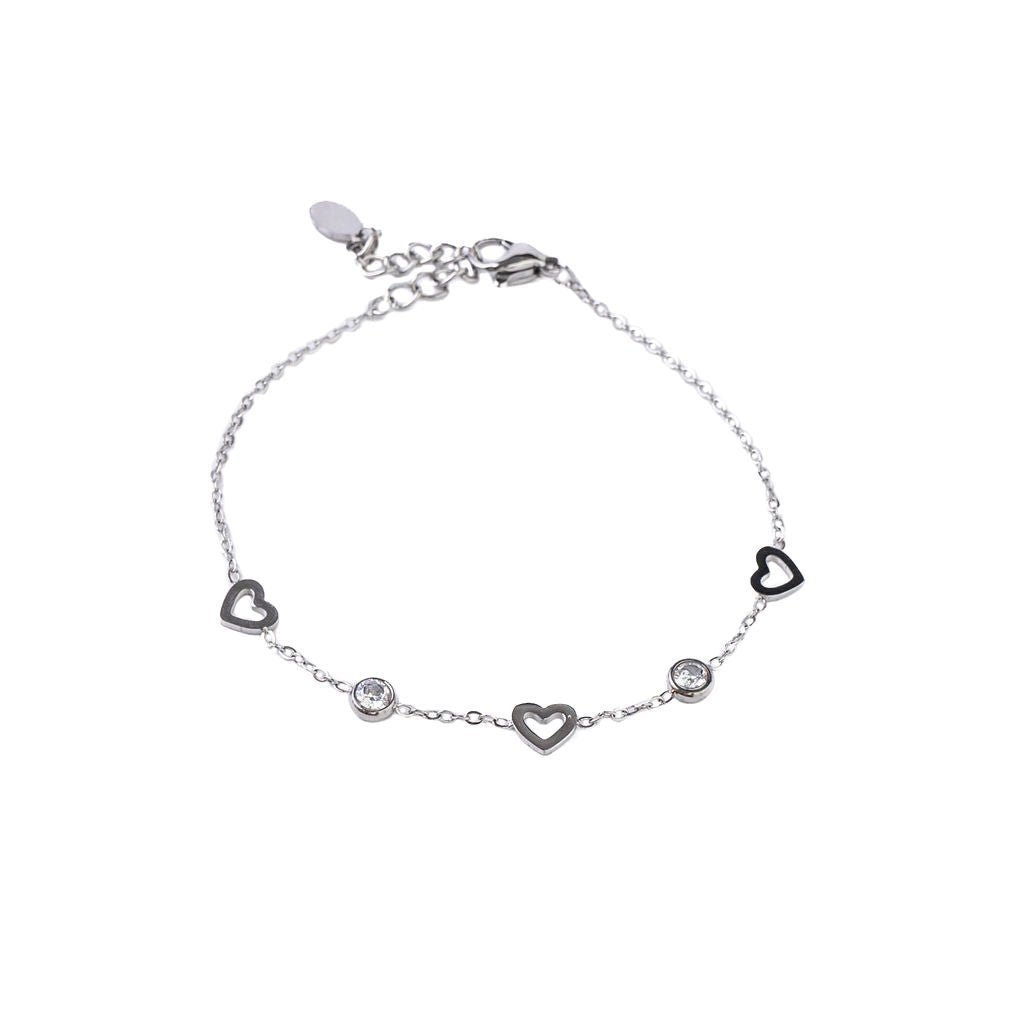 HEART N DOT TRIO BRACELET