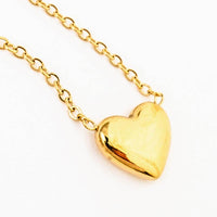 SIMPLE HEART NECKLACE - Lynott Jewellery