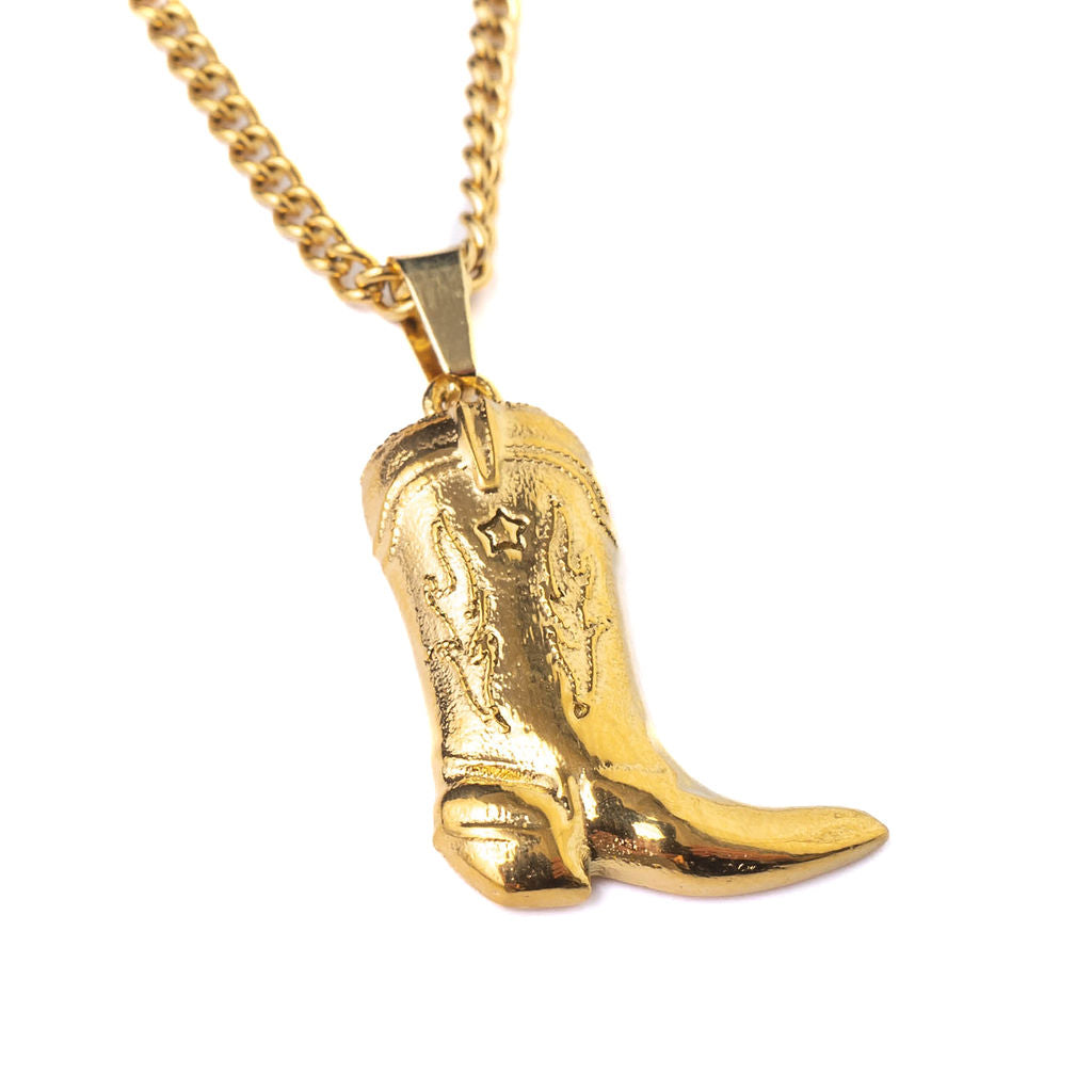 COWBOY BOOT NECKLACE