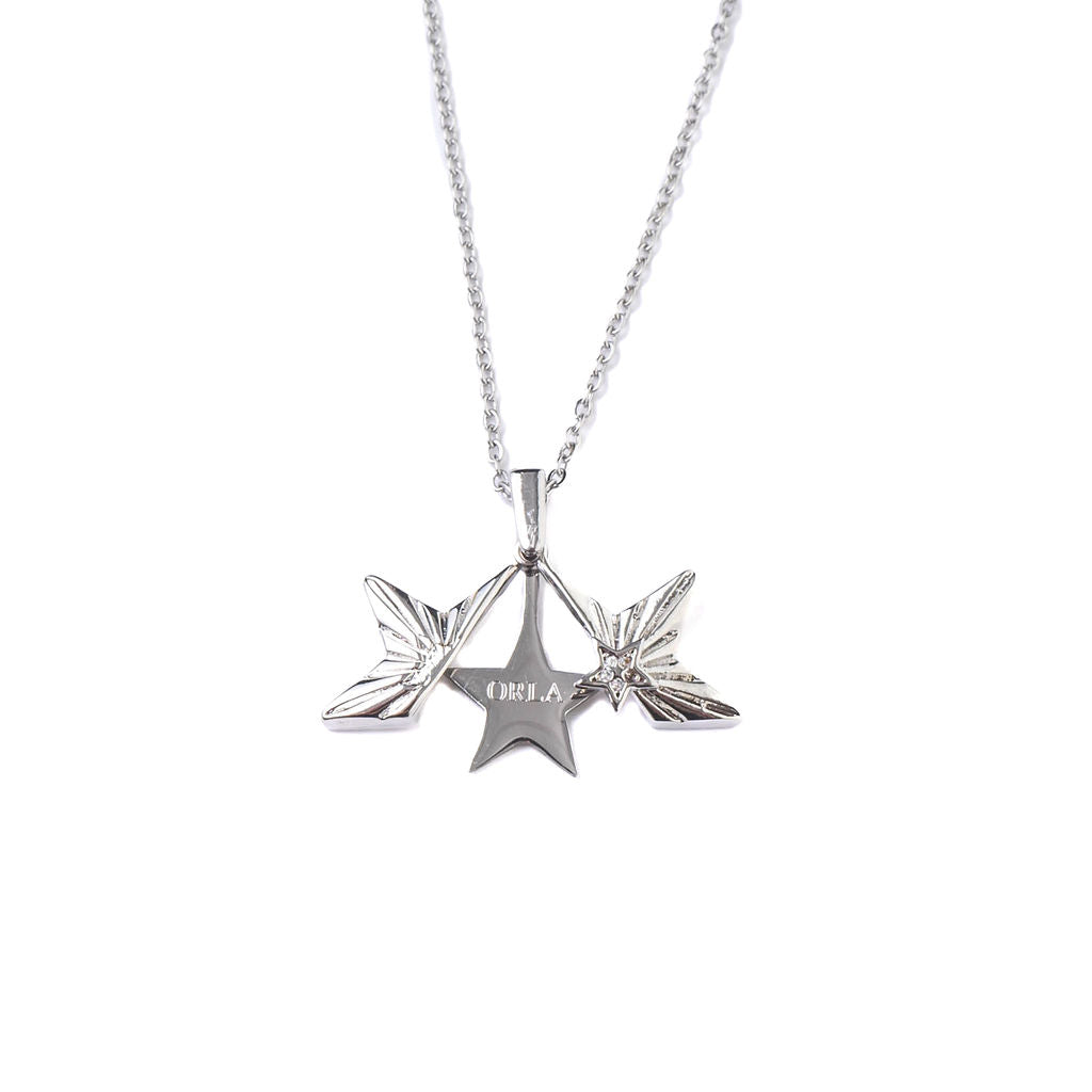 SECRET MESSAGE ENGRAVABLE STAR NECKLACE