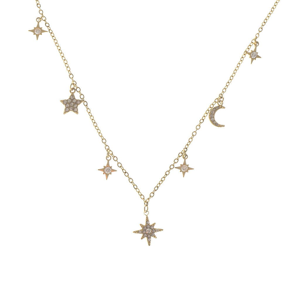 NORTH STAR CHARM NECKLACE