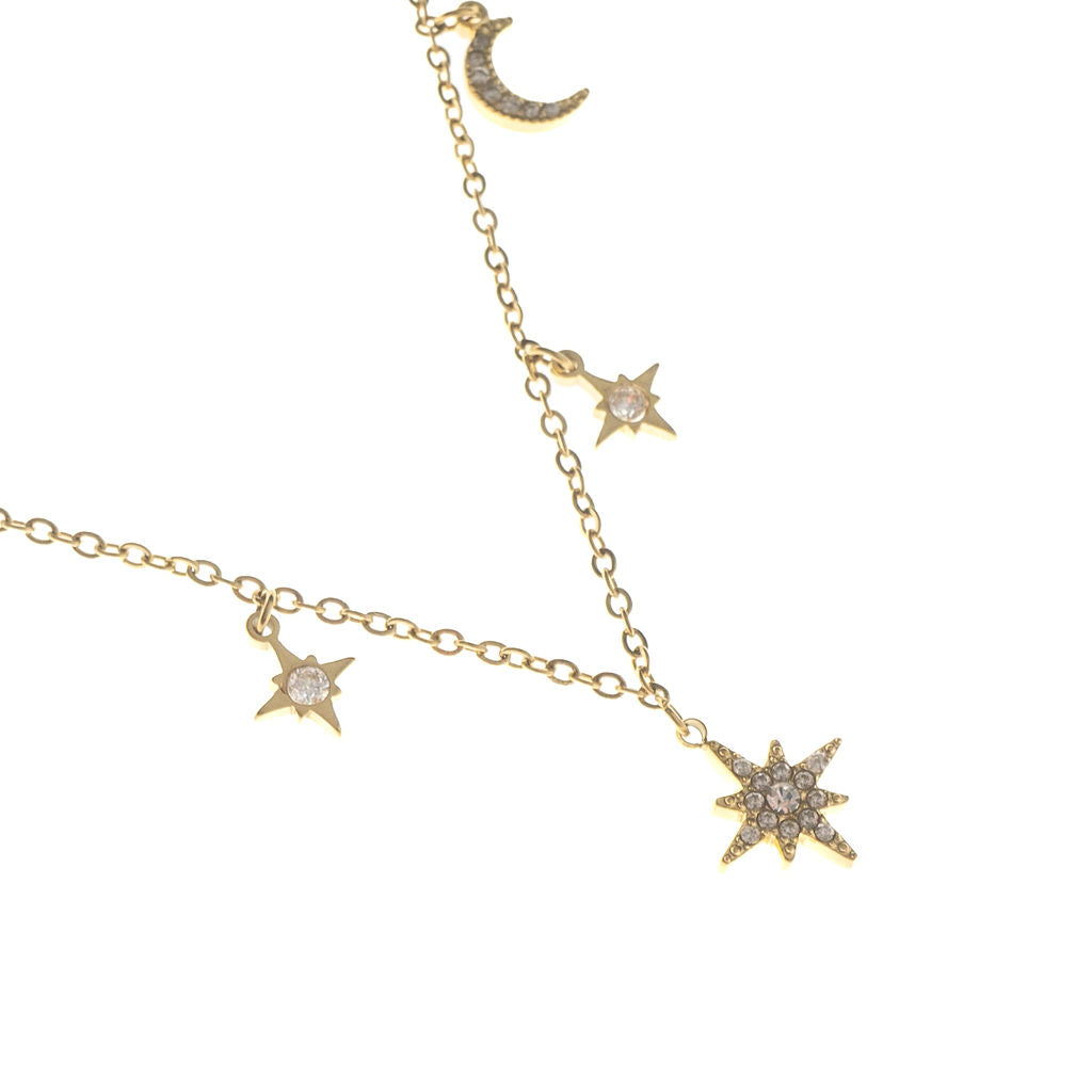 NORTH STAR CHARM NECKLACE