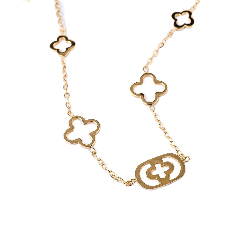 LINKING CLOVER NECKLACE