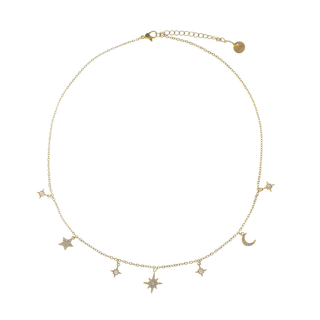 NORTH STAR CHARM NECKLACE