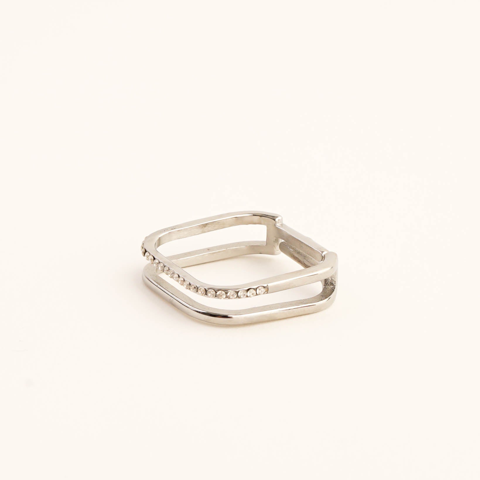 QUIRKY SQUARE ADJUSTABLE RING