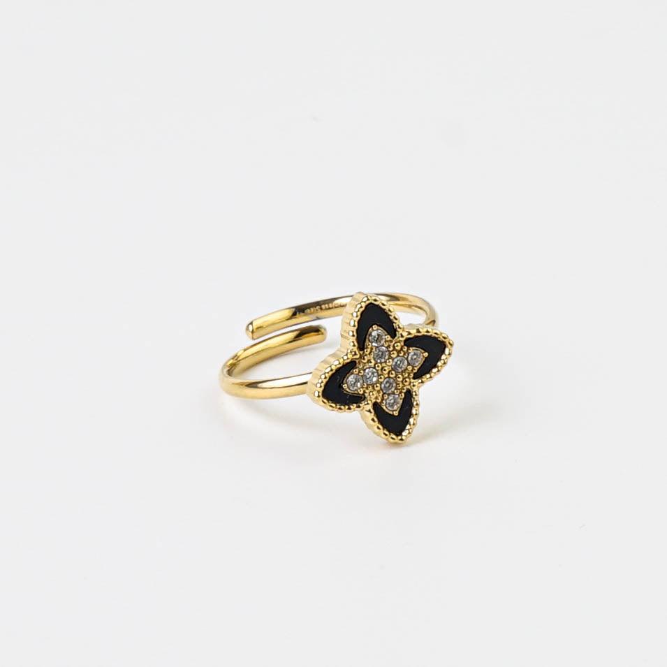 PASSIONATE RING BLACK AND GOLD - Lynott Jewellery