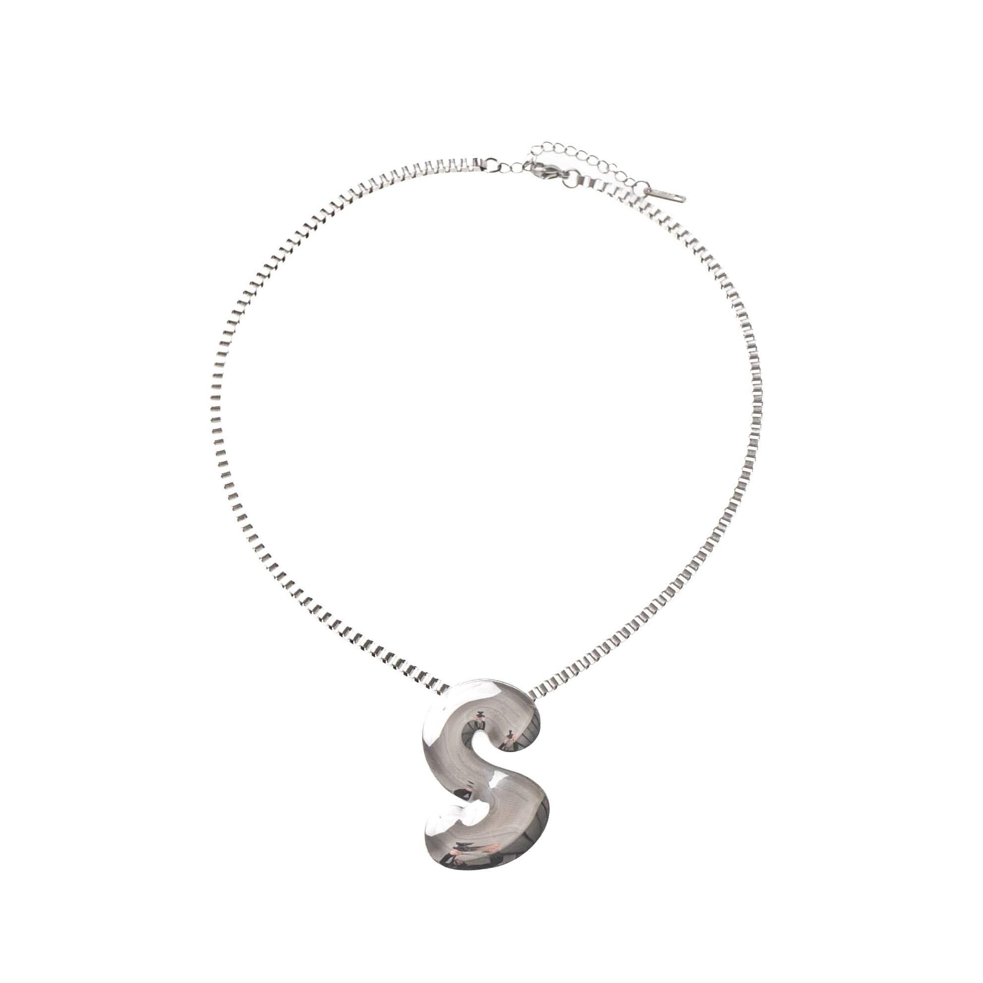 HAILEY BUBBLE INITIAL NECKLACE