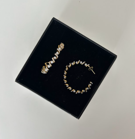 Pearl Twist Hoops- The Vault