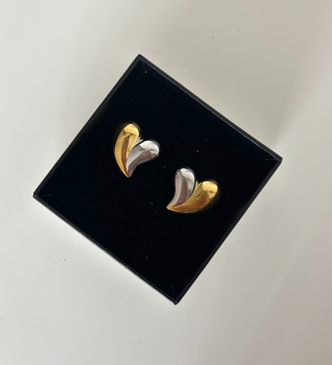 Split Heart Studs - The Vault