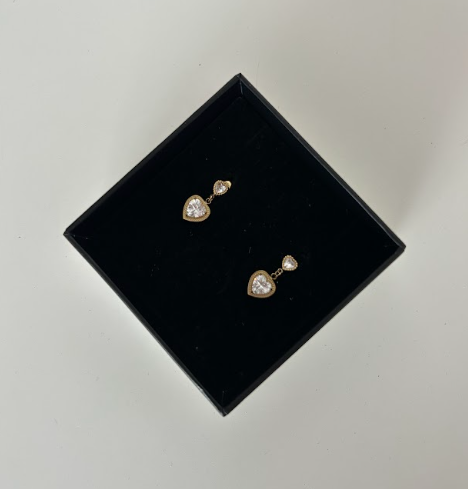Heart Me Drop Studs  - The Vault