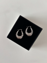 Oval Bubble Hoops - The Vault