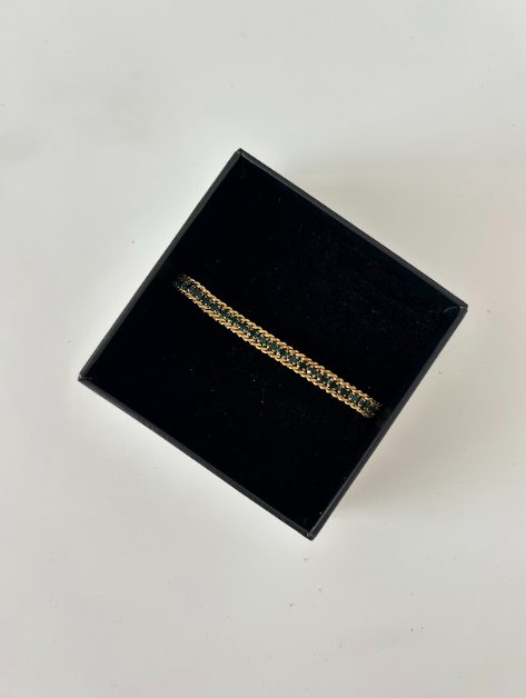 GREEN SPARKLE BRACELET - The Vault