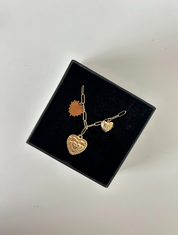 POPPY CHARM PAPERCLIP NECKLACE- The Vault