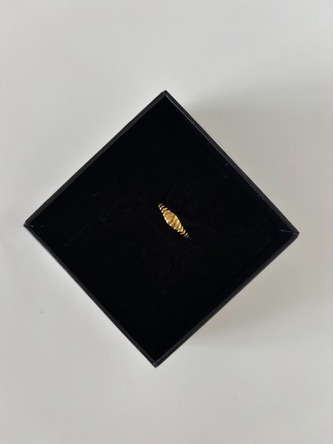 MINI RIBBED RING SIZE 7  - The Vault