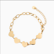 RACHEL GORRY TRUE HEART ENGRAVABLE BRACELET