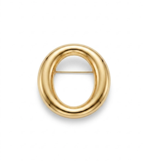 CIRCLE CHUNKY BROOCH