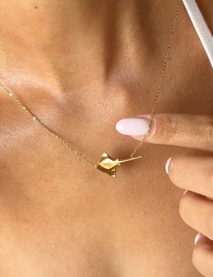 SEA WING STING RAY NECKLACE
