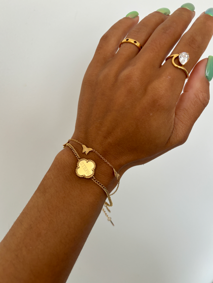 CLOVER ENGRAVABLE BRACELET