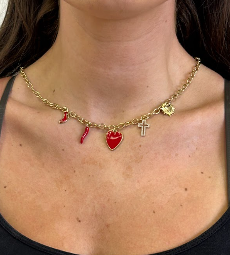 HEART ME CHARM NECKLACE - The Vault