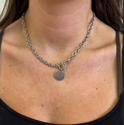DISC LINK NECKLACE - The Vault