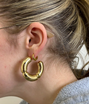 Gilded Grace Hoops - The Vault