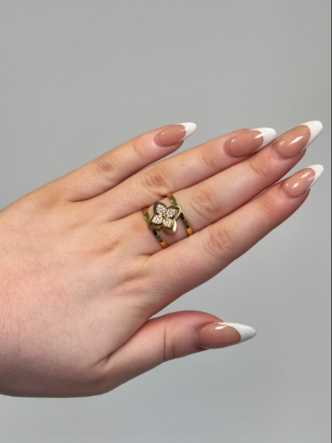 DOUBLE LAYER OVAL RING  - The Vault