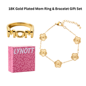Gold Mom Ring & Bracelet (Boxed Gift Set)