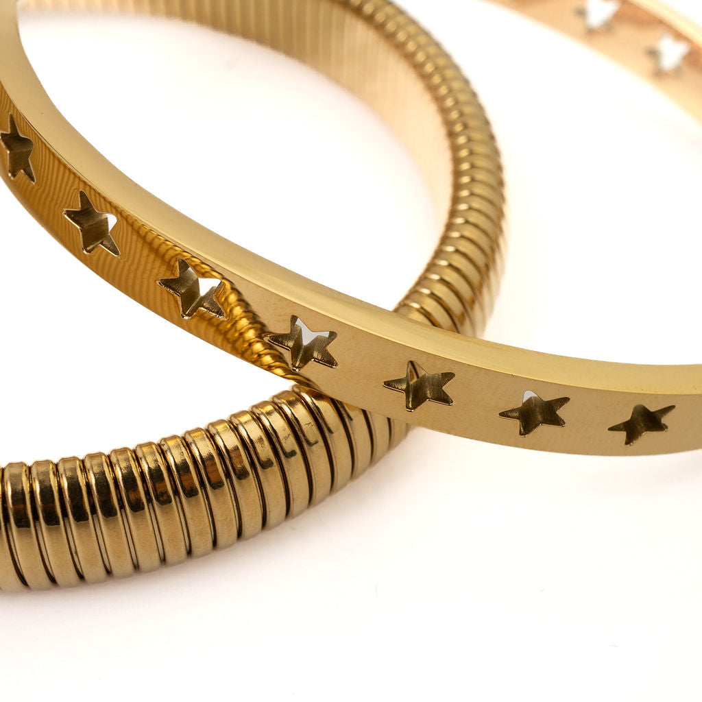 Wanderer Bracelet and Star Bangle Set