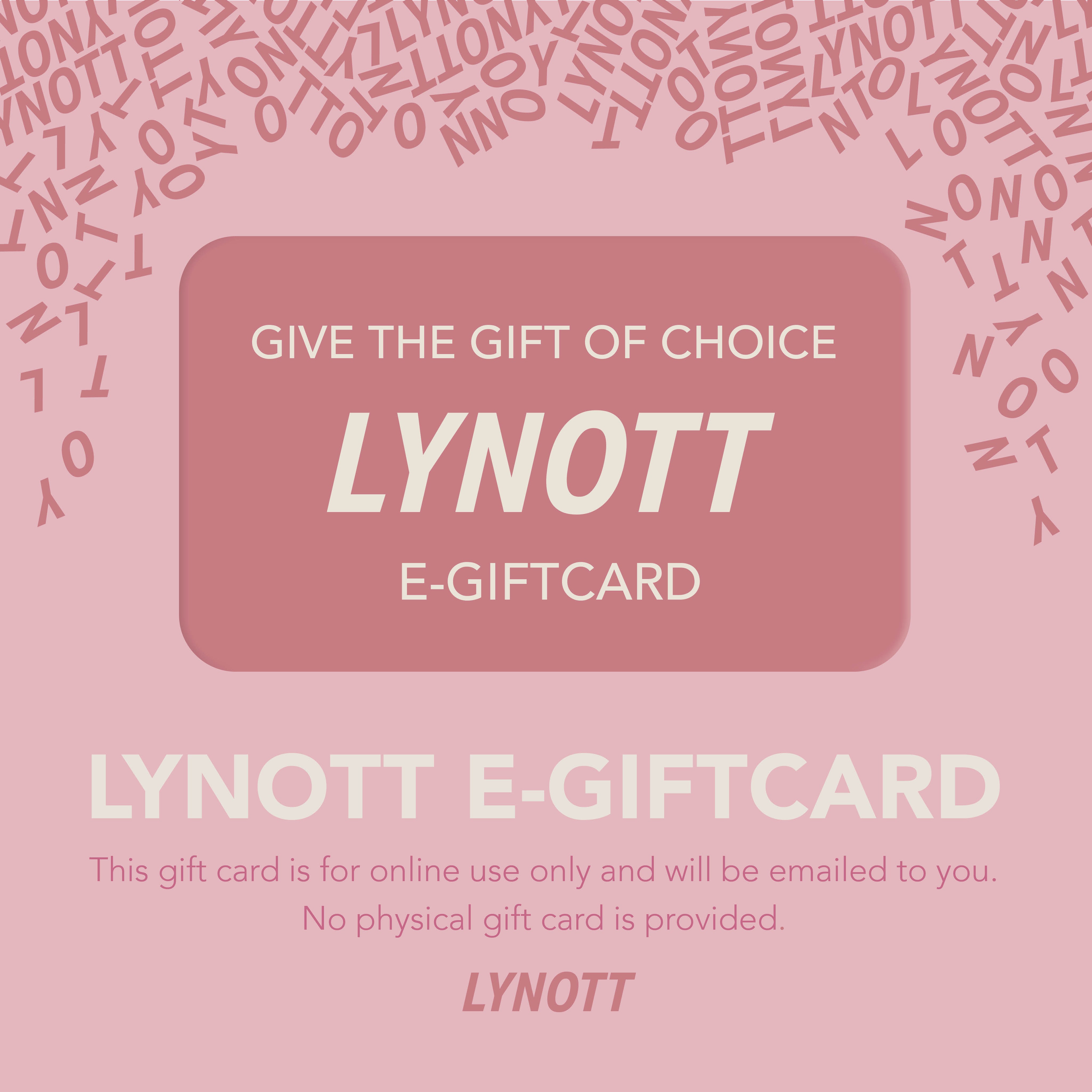 Lynott Jewellery Online Gift Card