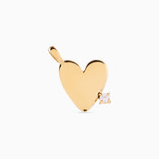 RACHEL GORRY - EMILY LOVE HEART ENGRAVABLE NECKLACE