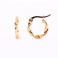 DOLCE GOLD HOOPS - Lynott Jewellery