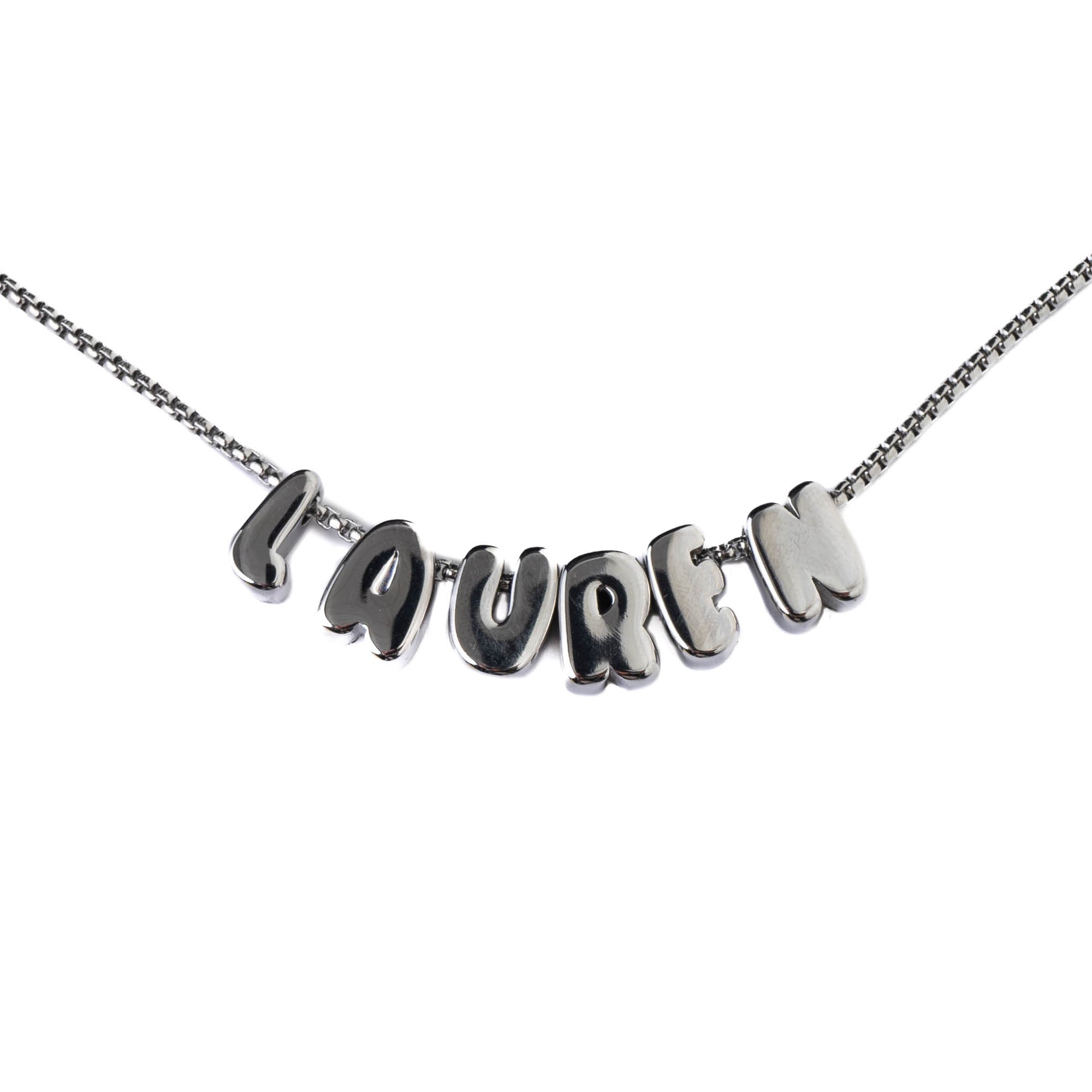 LYNOTT BUBBLE NAME NECKLACE