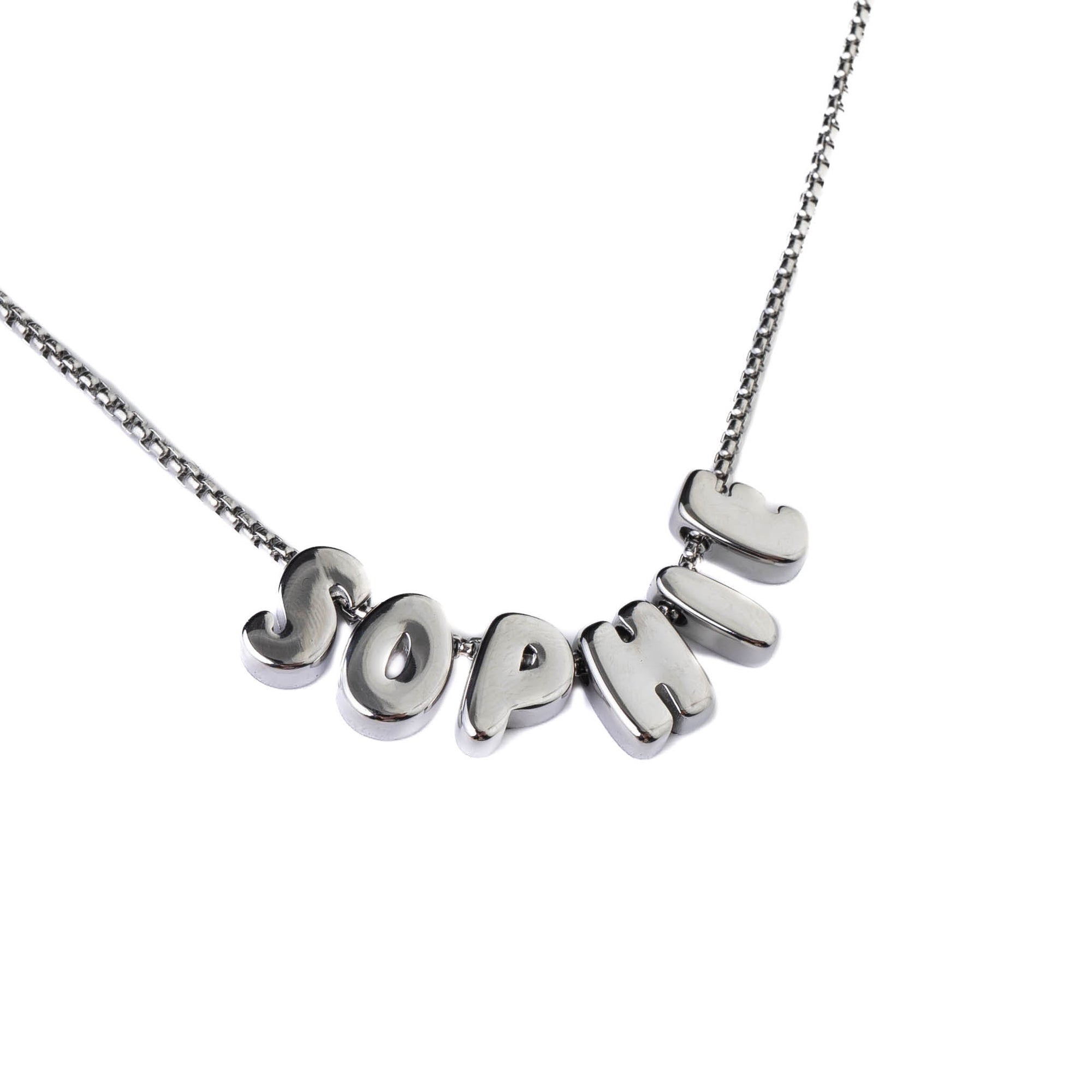 LYNOTT BUBBLE NAME NECKLACE