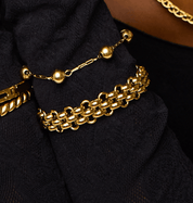 KATJIA MIA JASMINE BRACELET best gold plated tarnish and water resistant piece by Irish Jewellery brand - Lynott Jewellery