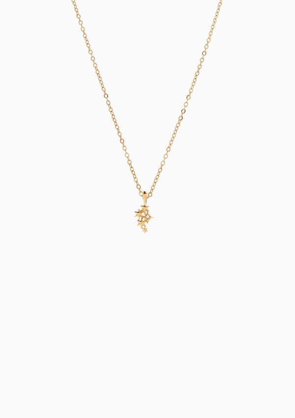 RACHEL GORRY - KIM TWILIGHT STAR NECKLACE best gold plated tarnish and water resistant piece by Irish Jewellery brand - Lynott Jewellery