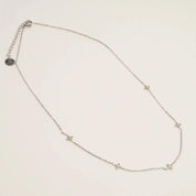 Silver Cross Necklace + Dainty Necklace (2 Piece Boxed Gift Set) best gold plated tarnish and water resistant piece by Irish Jewellery brand - Lynott Jewellery