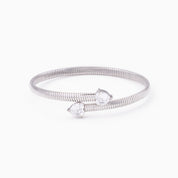 Treasured Statement Earrings & Moi Et Toi Silver Bangle Gift Set best gold plated tarnish and water resistant piece by Irish Jewellery brand - Lynott Jewellery