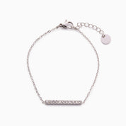 Ilusion Cross Necklace & Linear Luxe Bracelet Boxed Gift Set (Silver) best gold plated tarnish and water resistant piece by Irish Jewellery brand - Lynott Jewellery