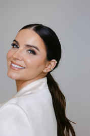 RACHEL GORRY - PAULA STUDS EARRINGS best gold plated tarnish and water resistant piece by Irish Jewellery brand - Lynott Jewellery