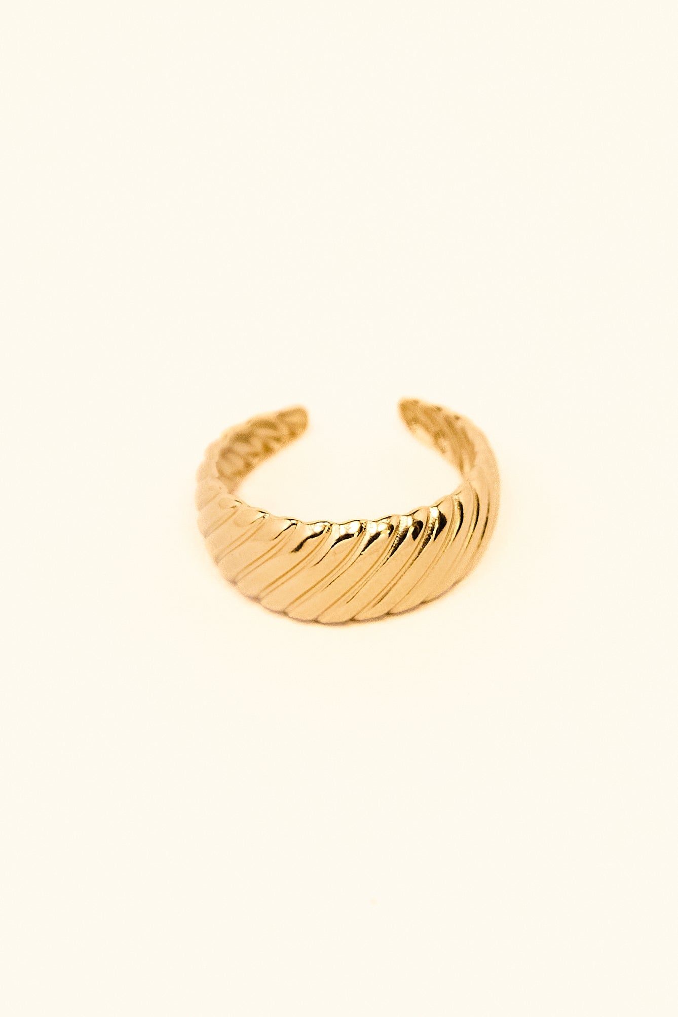 KATJA MIA MODERN GIRL RING best gold plated tarnish and water resistant piece by Irish Jewellery brand - Lynott Jewellery