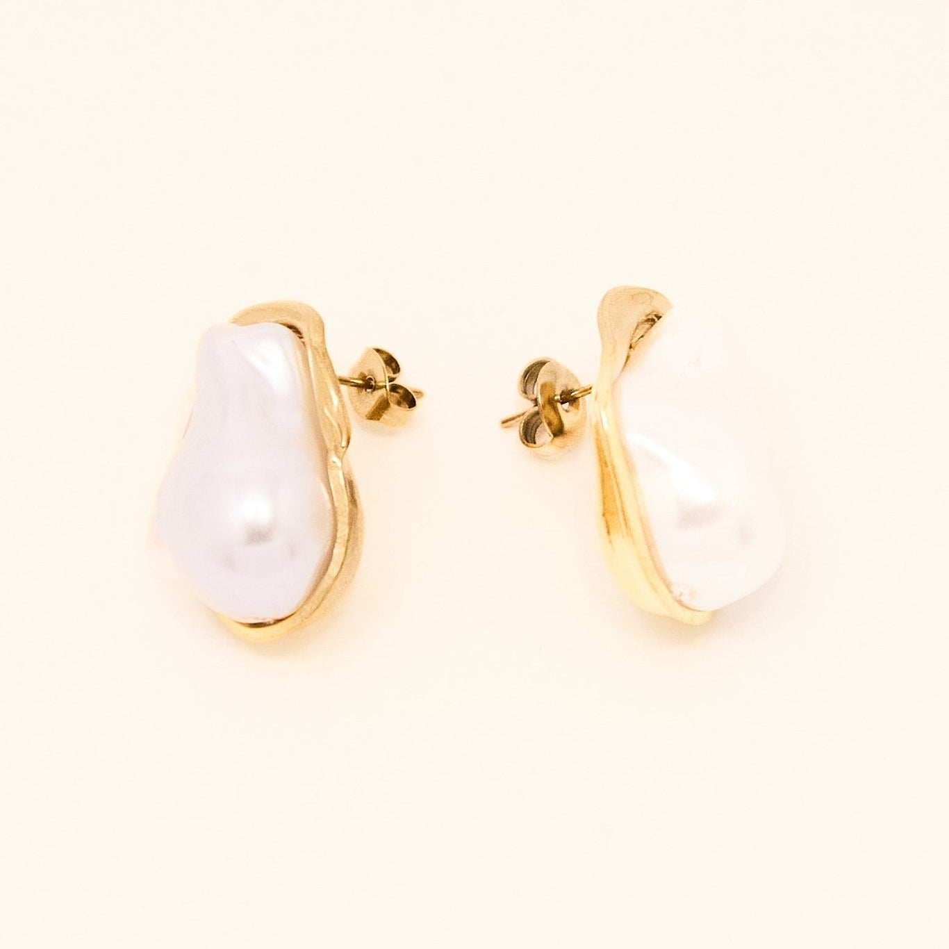 KATJA MIA OPALITE EARRINGS best gold plated tarnish and water resistant piece by Irish Jewellery brand - Lynott Jewellery