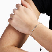 Ilusion Cross Necklace & Linear Luxe Bracelet Boxed Gift Set (Silver) best gold plated tarnish and water resistant piece by Irish Jewellery brand - Lynott Jewellery