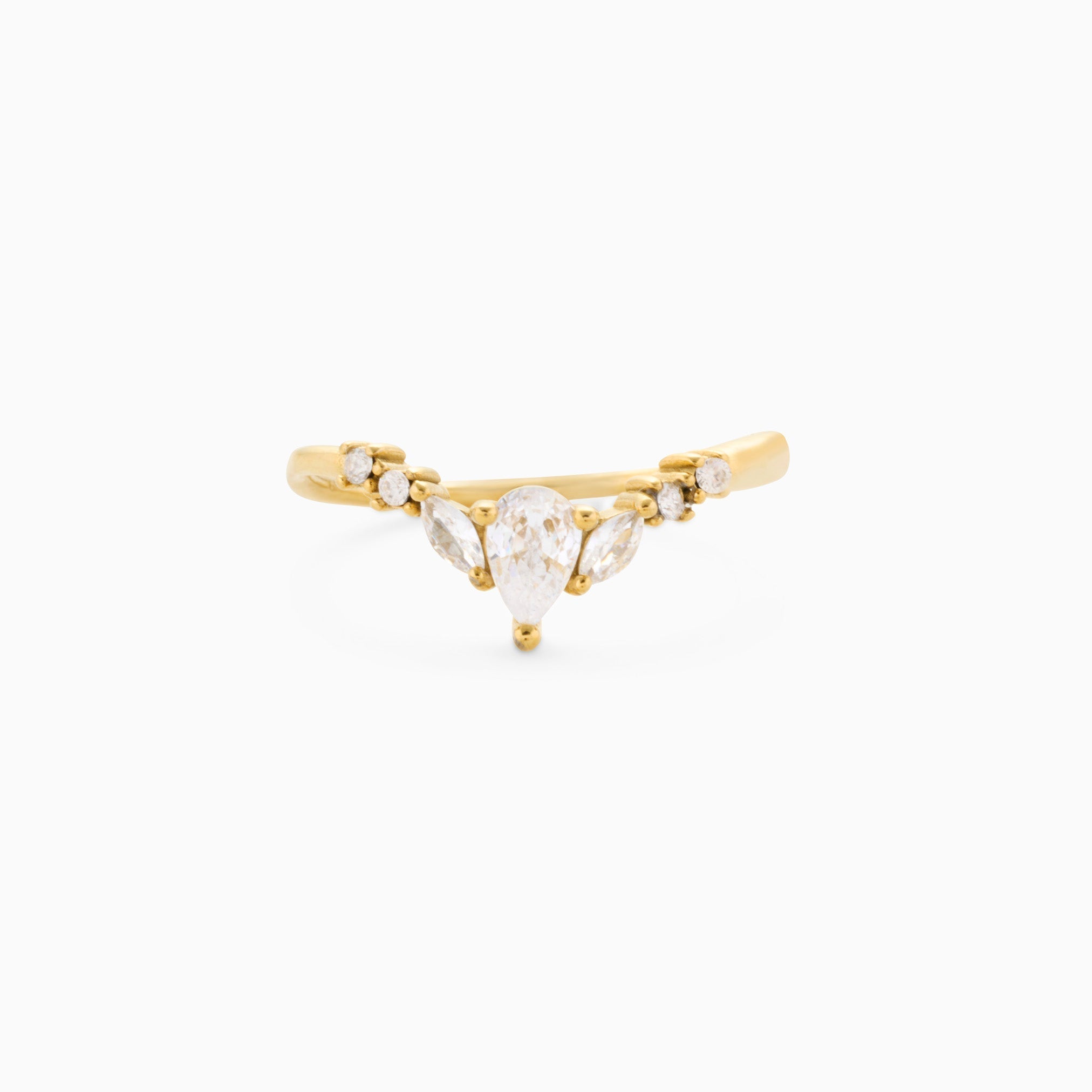 Soft Luxe Ring Set best gold plated tarnish and water resistant piece by Irish Jewellery brand - Lynott Jewellery