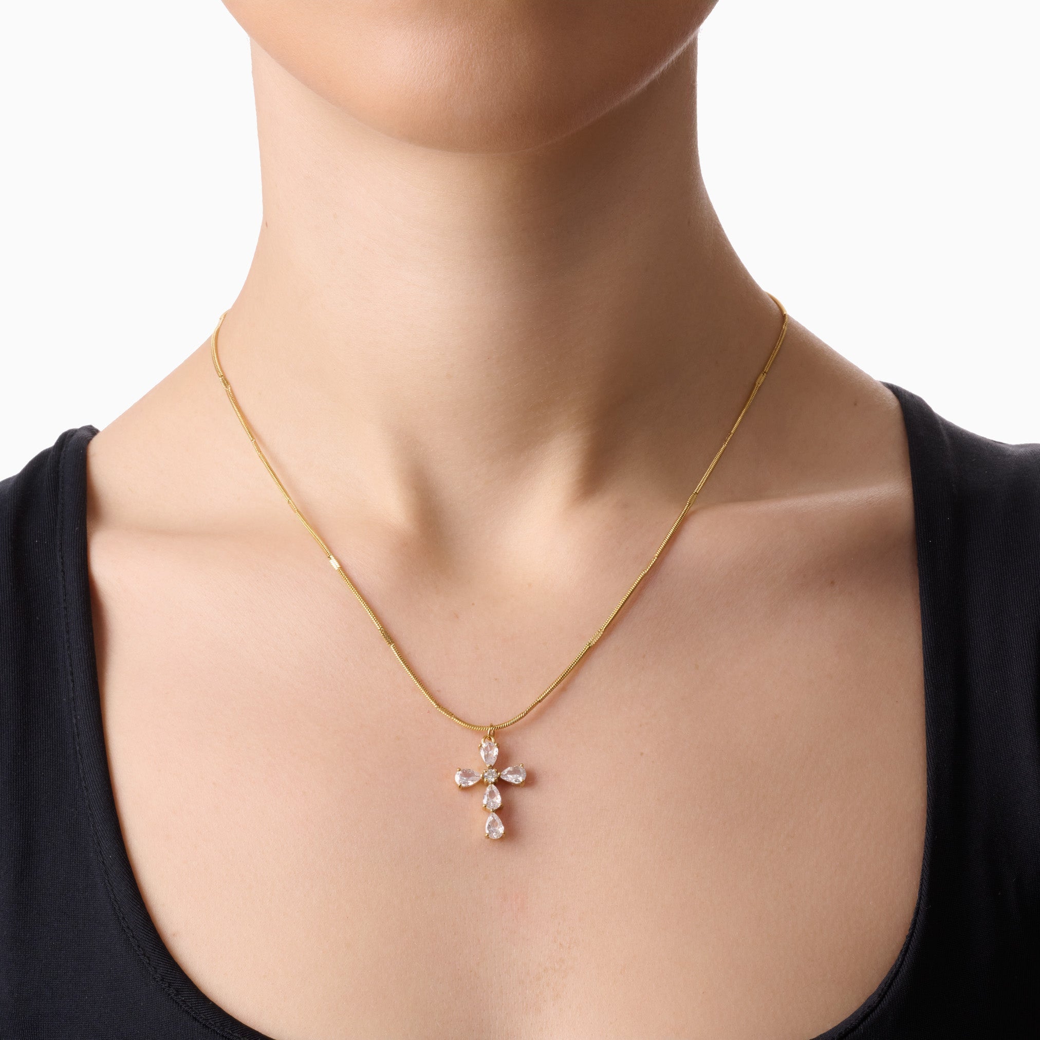 Capsule Necklace Stack best gold plated tarnish and water resistant piece by Irish Jewellery brand - Lynott Jewellery