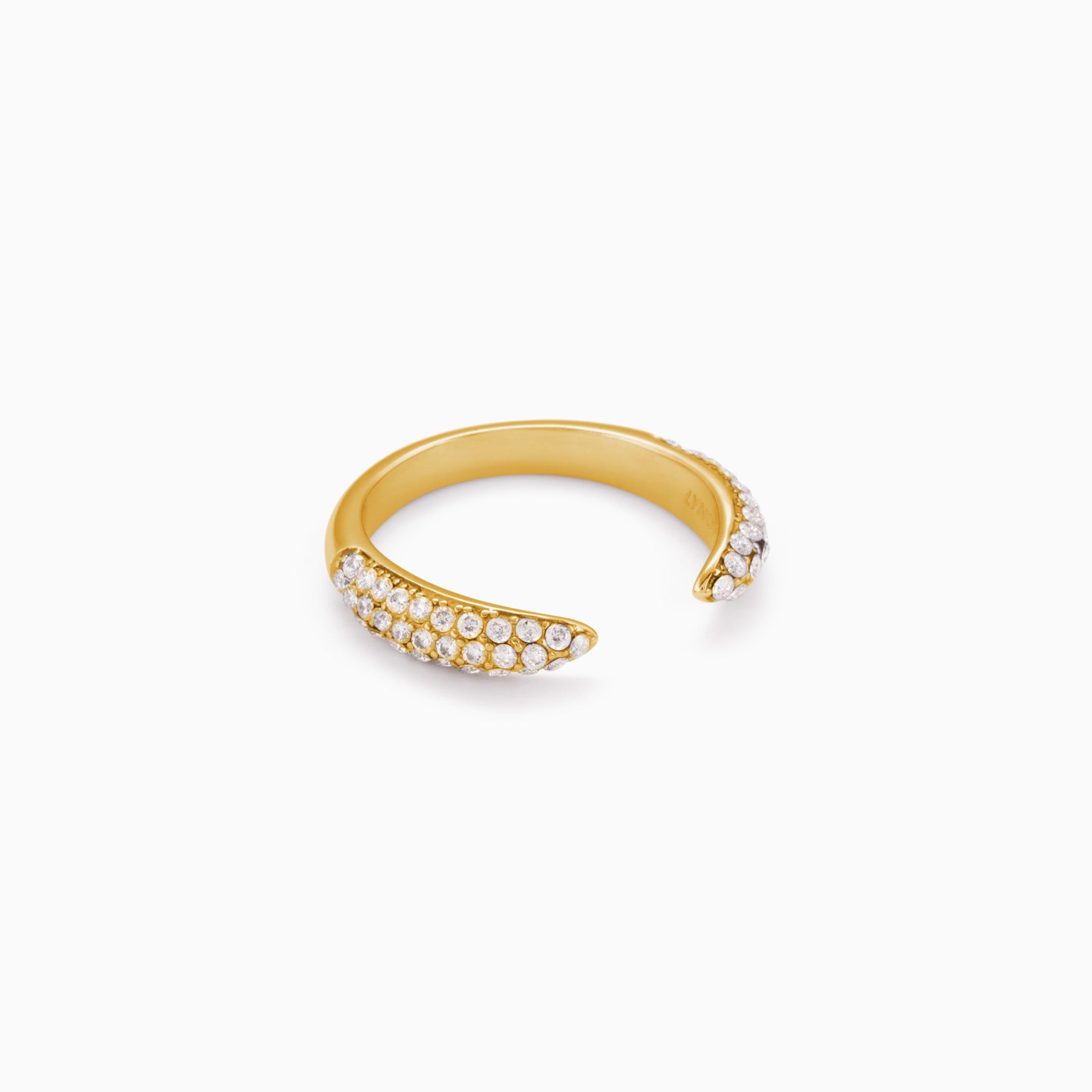 RACHEL GORRY - LEAH ADJUSTABLE RING best gold plated tarnish and water resistant piece by Irish Jewellery brand - Lynott Jewellery