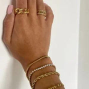 Core Bracelet Set best gold plated tarnish and water resistant piece by Irish Jewellery brand - Lynott Jewellery