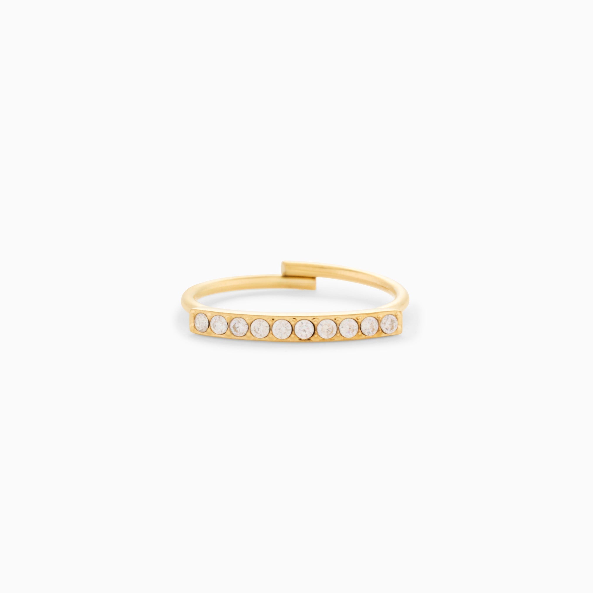 Power Stack Ring Set best gold plated tarnish and water resistant piece by Irish Jewellery brand - Lynott Jewellery