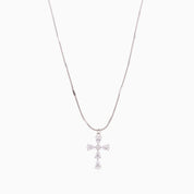 Silver Cross Necklace + Dainty Necklace (2 Piece Boxed Gift Set) best gold plated tarnish and water resistant piece by Irish Jewellery brand - Lynott Jewellery