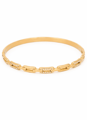 KATJA MIA LUSTRE BANGLE best gold plated tarnish and water resistant piece by Irish Jewellery brand - Lynott Jewellery